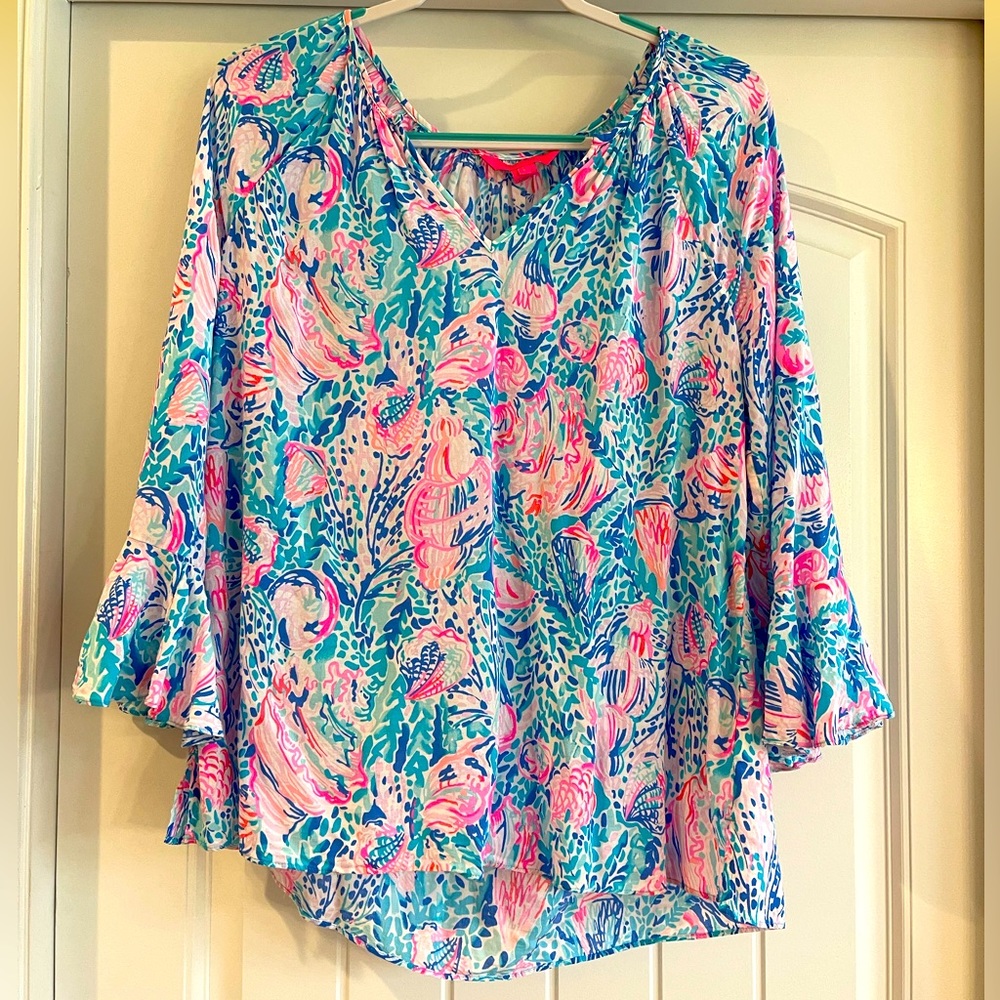 Lilly Pulitzer 3/4 length top